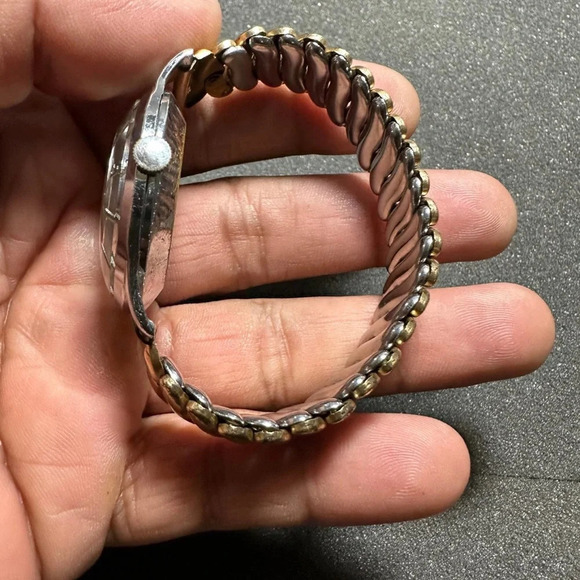 Vintage De Luxe Swiss Made Mystery Dial Mens Mechanical Wind Up Watch Working - Picture 6 of 9